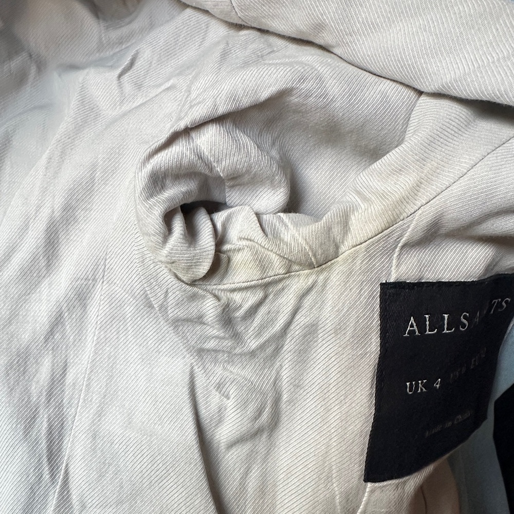 All Saints Light Blue  Blazer - Picture 15 of 17